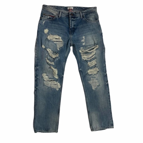 NWT Tommy Hilfiger Denim 'Lana' Straight Leg Cropped Jeans Size 27 - Picture 2 of 7